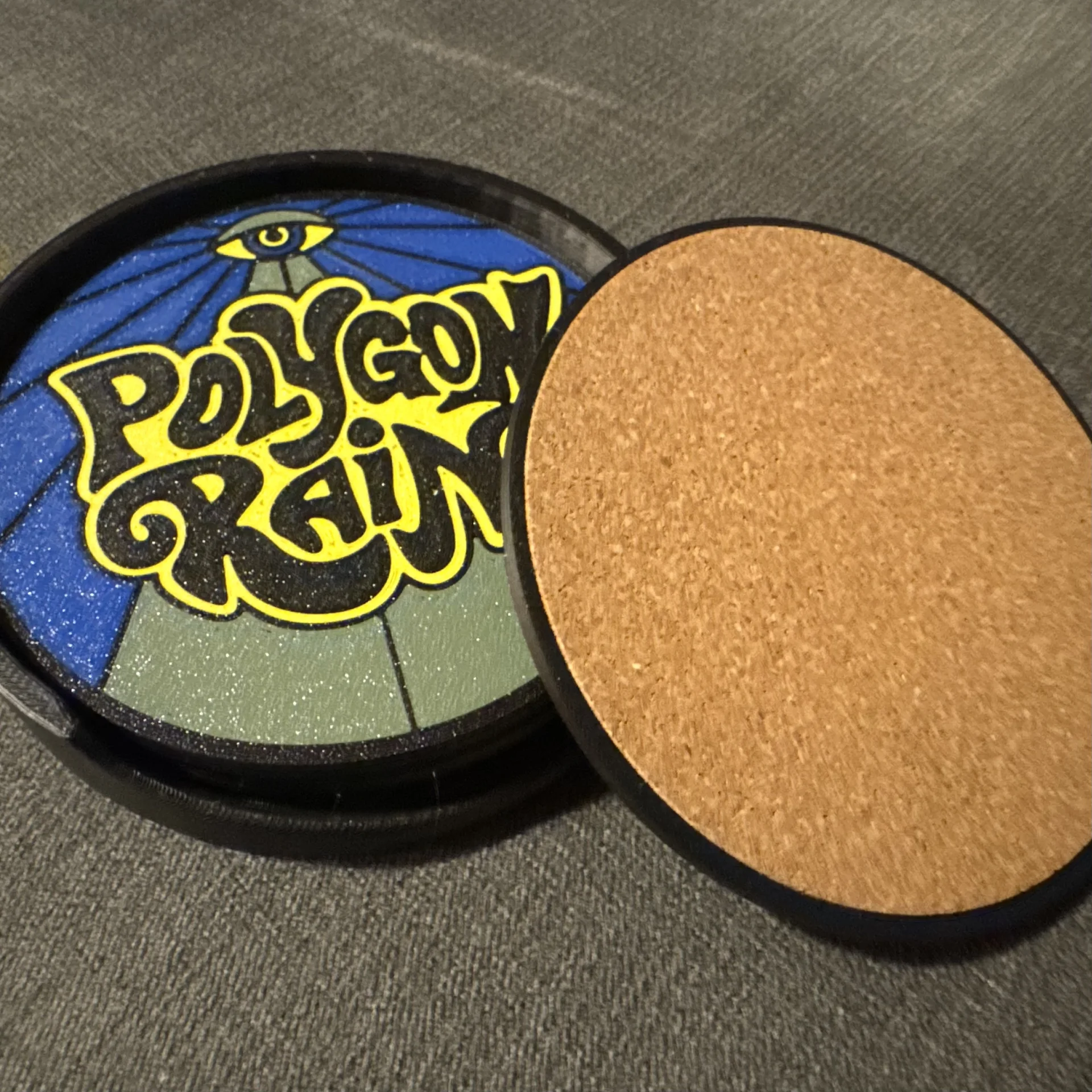 Polygon Rain Coaster Set (4)